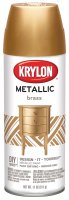 (image for) Krylon K02204007 Metallic Spray Paint, Metallic, Brass, 12 oz, Can