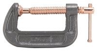 (image for) Vulcan JL27361 C-Clamp, 2 in Max Opening Size, 0.8 in D Throat, Steel Body, Gray Body