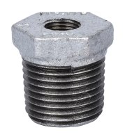 (image for) ProSource 35-1/2X1/8G Pipe Bushing, 1/2 x 1/8 in, MIP x FIP, SCH 40 Schedule, 300 psi Pressure