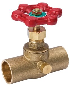 (image for) Southland 105-604NL Stop and Waste Valve, 3/4 in Connection, Compression, 125 psi Pressure, Brass Body