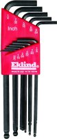 (image for) Eklind 13211 Hex Key Set, Includes: 0.05 to 1/4 in Keys, 11-Piece, Steel, Black