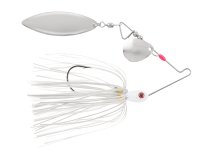 (image for) blaze BLSP14-8 Fishing Lure, Classic Spinnerbait, Silicone, White Lure, 1/4 oz Weight