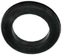 (image for) Jandorf 61492 Grommet, 5/8 in ID, 1-1/8 in OD, Rubber, Black, 5/16 in Thick Panel