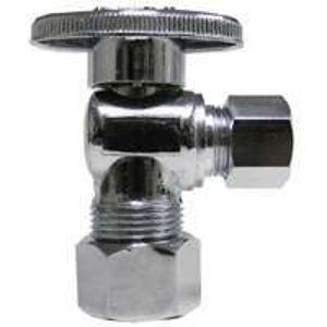 (image for) Plumb Pak PB20123LF Stop Valve, 5/8 x 1/4 in Connection, Compression, Brass Body