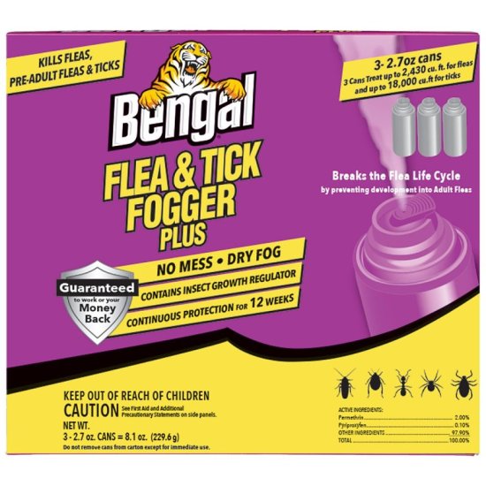(image for) Bengal 55206 Flea Killer Plus, 3.3 oz Spray Bottle