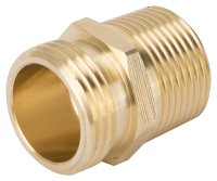 (image for) Landscapers Select GHADTRS-1 Hose Connector, 3/4 x 3/4 x 1/2 in, NH x MNPT x FNPT, Brass, Brass