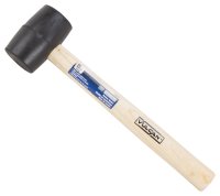 (image for) Vulcan JLO-005 Mallet, 8 oz Head, Double-Faced Head, Rubber Head, 11-3/4 in OAL