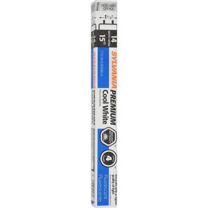(image for) Sylvania 21536 Fluorescent Bulb, 14 W, T12 Lamp, Medium Lamp Base, 648 Lumens, 4100 K Color Temp, Cool White Light