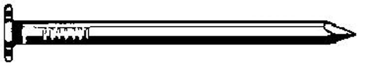 (image for) Maze STORMGUARD R112112061WH Shingle and Shake Nail, Hand Drive, 1-1/4 in L, Stainless Steel, Galvanized, Plain Shank
