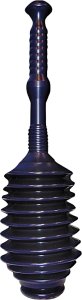 (image for) Gt Water Products MP100-1 Drain Plunger, 6-1/2 in Cup, Pommel Top Handle