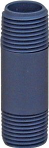 (image for) Genova 300 Series P-12-6 Pipe Nipple, 1/2 in, MIP, PVC, Gray, SCH 80 Schedule, 6 in L