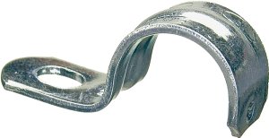 (image for) Halex 26151 Conduit Strap, 1/2 in, Steel, 25/BAG