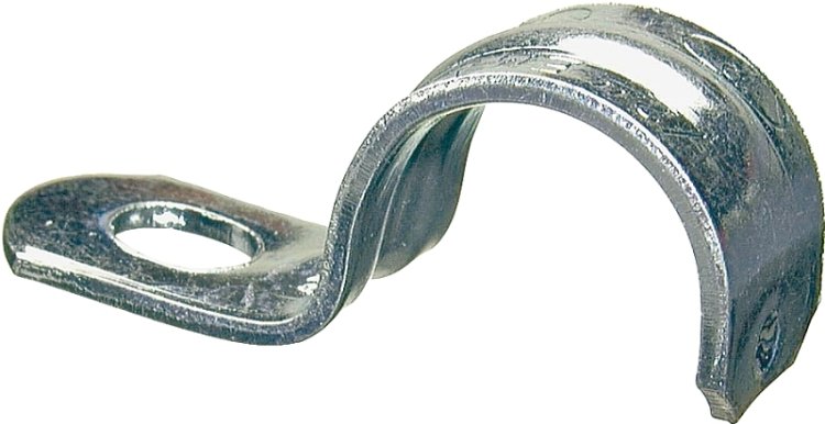 (image for) Halex 26151 Conduit Strap, 1/2 in, Steel, 25/BAG