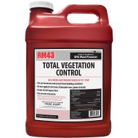 (image for) RM43 Ragan & Massey 76501 Total Vegetation Control, Liquid, Clear/Yellow, 2.5 gal, Bottle