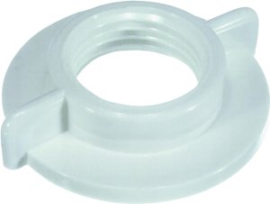 (image for) Danco 73113B Faucet Shank Locknut, Universal, Plastic, White, For: 1/2 in IPS Connections