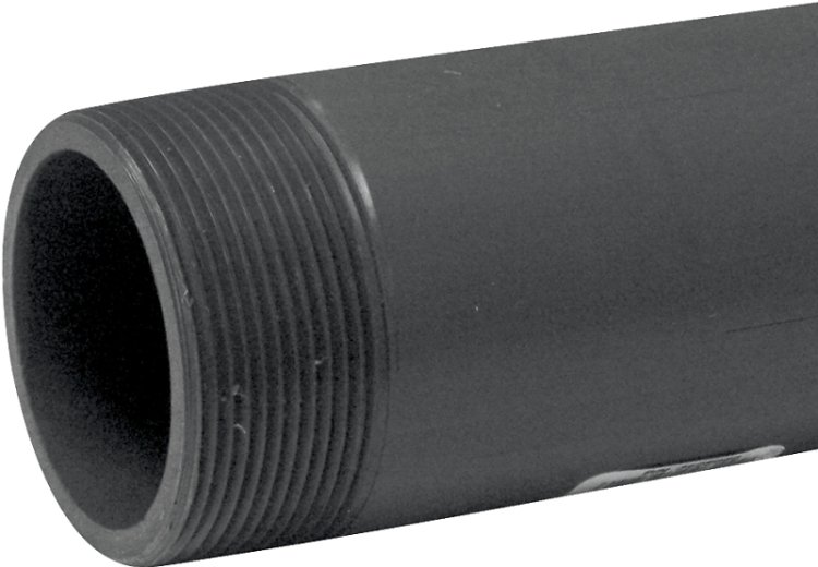 (image for) Lasco 220060BC Pipe Nipple, 2 in, PVC, SCH 80 Schedule, 6 in L