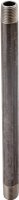 (image for) ProSource 1/4X5 Pipe Nipple, 1/4 in, Male, Steel, SCH 40 Schedule, 5 in L