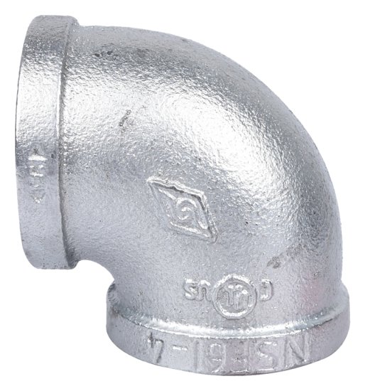 (image for) ProSource 2A1-1/2G Pipe Elbow, 1-1/2 in, Threaded, 90 deg Angle