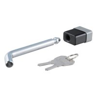 (image for) Curt 23021 Trailer Hitch Lock, 5/8 in Dia Pin, 6-3/4 in OAL, Carbon Steel, Chrome-Plated