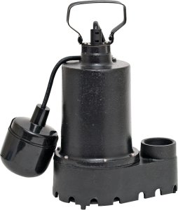 (image for) Superior Pump 92331 Sump Pump, 46 gpm, 4.1 A, 120 V, 0.33 hp, 1-1/2 in Outlet