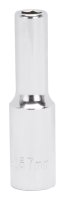 (image for) Vulcan MT6500661 Drive Socket, 7 mm Socket, 3/8 in Drive, 6-Point, Chrome Vanadium Steel, Chrome