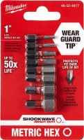 (image for) Milwaukee SHOCKWAVE 48-32-4617 Impact Bit Set, 8-Piece, Steel