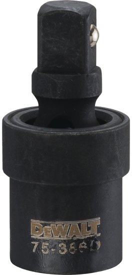 (image for) DEWALT DWMT75366OSP Impact Universal Joint, 1/2 in Drive, Female, Male Drive, 2-7/16 in L, Chrome