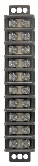 (image for) Gardner Bender GTB-410 Terminal Block, 600 V, 30 A, 10 -Pole, 2 -Row