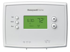 (image for) Honeywell RTH2300B1038/E1 Programmable Thermostat, 133 mm L x 26 mm W x 88.5 mm H Dimensions, +/-1 deg F Control
