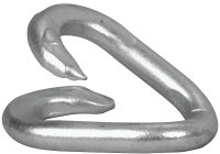 (image for) Campbell T5950324 Lap Link, 1/4 x 1-1/4 in Trade, 400 lb Working Load, Steel, Zinc