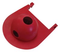 (image for) Korky 3010BP Toilet Flapper, Specifications: 3-1/4 in, Rubber, Red