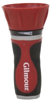 (image for) Gilmour 840182-1001 Twist Nozzle, 3/4 in, GHT, 24 gpm, Metal, Gray/Red