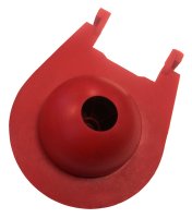 (image for) Korky 3030BP Toilet Flapper, Specifications: 3 in Valve Open, Rubber, Red