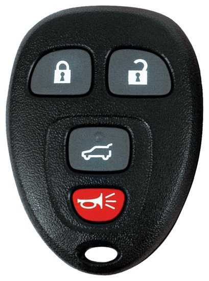 (image for) Hy-Ko 19GM803S Fob Shell, 4-Button, Plastic, Black