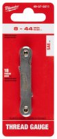 (image for) Milwaukee 49-57-5011 SAE Thread Gauge, 18-Leaf, 8 to 44 TPI/Pitch, HSS