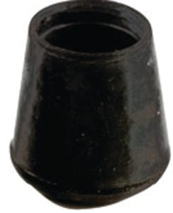 (image for) Shepherd Hardware 9746 Furniture Leg Tip, Round, Rubber, Black, 1-1/4 in Dia