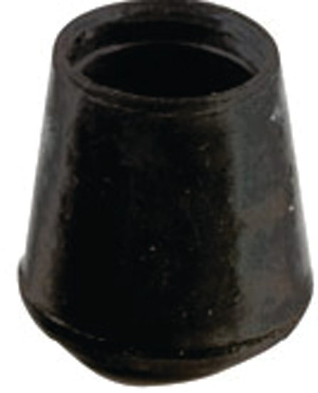 (image for) Shepherd Hardware 9746 Furniture Leg Tip, Round, Rubber, Black, 1-1/4 in Dia