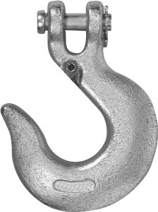 (image for) Campbell T9700524 Clevis Slip Hook with Latch, 5/16 in, 3900 lb Working Load, 43 Grade, Steel, Zinc