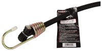 (image for) ProSource FH64085-1 Stretch Cord, 10 mm Dia, 48 in L, Polypropylene, Black, Hook End