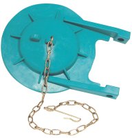 (image for) Danco 88874 Toilet Tank Flapper, Rubber, Blue, For: All Toto Power Toilets