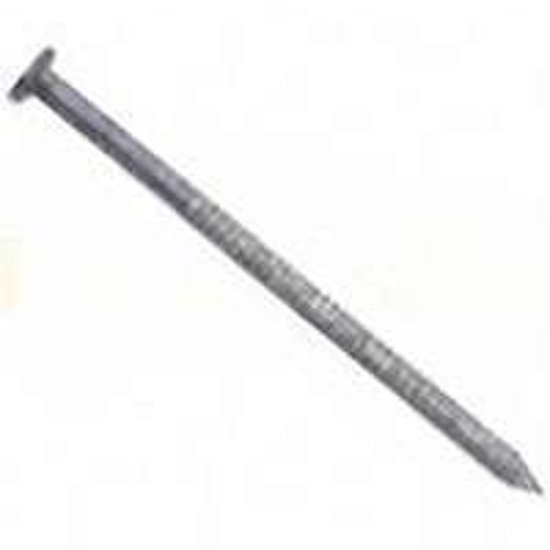 (image for) Maze STORMGUARD T447A112 Deck Nail, Hand Drive, 8D, 2-1/2 in L, Steel, Galvanized, Ring Shank, 1 lb