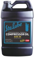 (image for) Sta-Lube SL22133 Compressor Oil, 30W, 1 gal Bottle