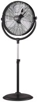 (image for) PowerZone FES50-T5 High-Velocity Pedestal Stand Fan, 120 V, 1.25 A, 20 in Dia Blade, 3-Blade, Metal Blade, Black