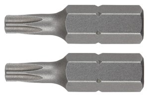 (image for) Irwin IWAF21TS202 Tamper-Resistant Insert Bit, T20 Drive, Torx Drive, 1/4 in Shank, Hex Shank, 1 in L