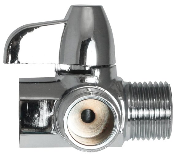 (image for) Plumb Pak PP825-83 Valve Shower Diverter, Polished Chrome, For: Wall-Mount and Handheld Showers