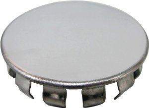 (image for) ProSource 24467 Faucet Hole Cover, Snap-In, Stainless Steel, Stainless Steel