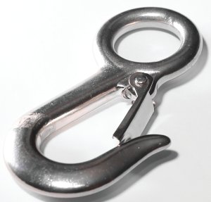 (image for) Baron 2311S-1-1/8 Spring Snap, 3/4 in Snap Opening, 4-5/8 in L Dimensions, 400 lb Working Load, Stainless Steel