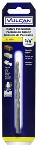 (image for) Vulcan 201681OR Drill Bit, 1/4 in Dia, 4 in OAL, Percussion, Spiral Flute, Straight Shank