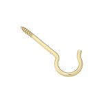 (image for)  Ceiling Hooks - Brass Plt