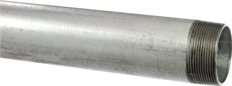 (image for) Kloeckner Metals .25X10G Pipe, 1/4 in, 10 ft L, Threaded